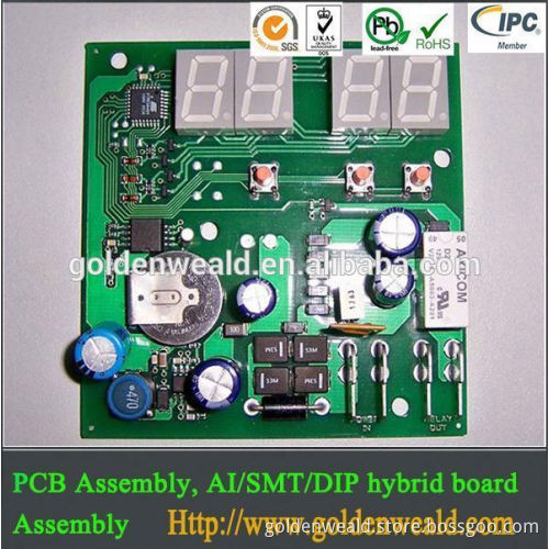 turnkey pcb assembly service High TG FR-4 Rigid PCB multilayers Assembly power pcba